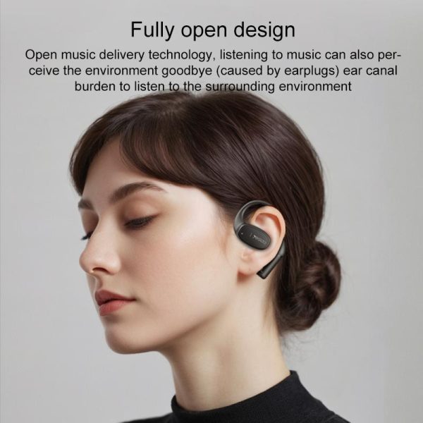 Black Open Wireless Bluetooth Earphones - Ysp18 Ows - Image 5