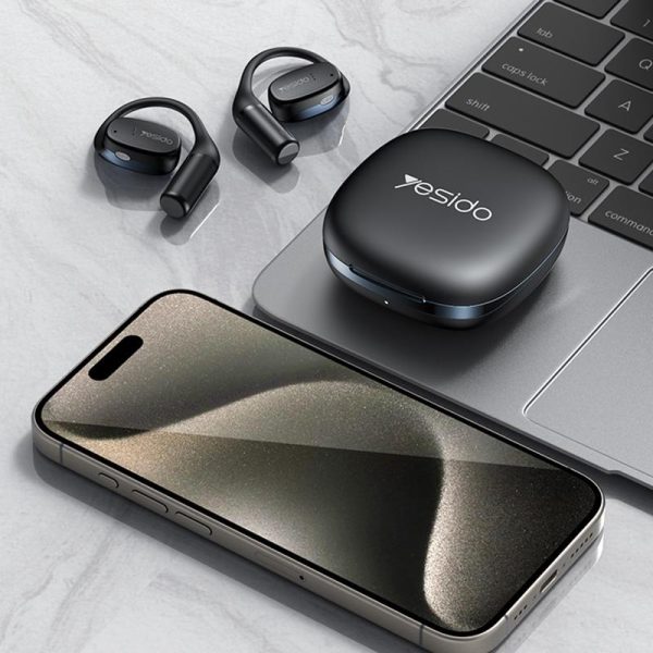 Black Open Wireless Bluetooth Earphones - Ysp18 Ows - Image 10