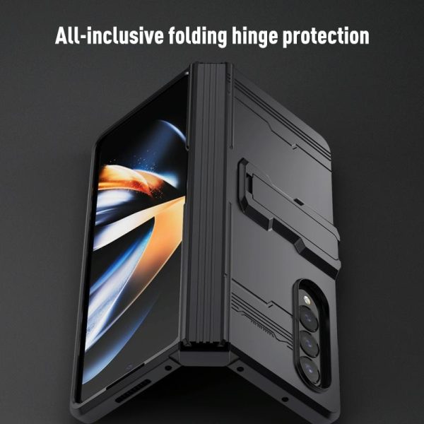 Anti-fall King Kong Phone Case for Samsung Galaxy z Fold 4 - Black - Image 6