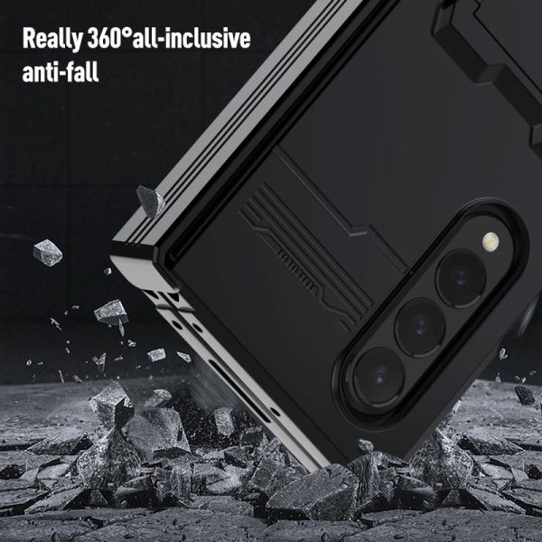 Anti-fall King Kong Phone Case for Samsung Galaxy z Fold 4 - Black - Image 7