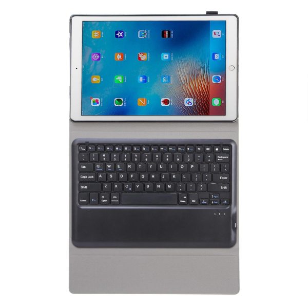 Detachable Bluetooth Keyboard Leather Case For Ipad Pro 12.9 With Tpu Bracket - Black - Image 5