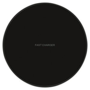 15W Fast Qi Wireless Charger Black - Image 3