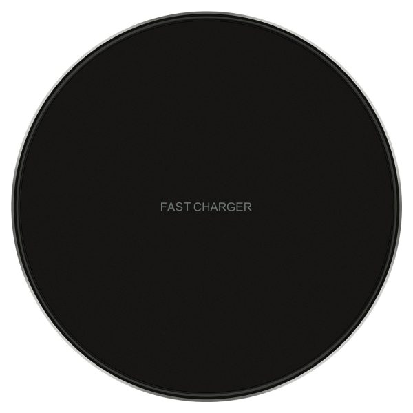 15W Fast Qi Wireless Charger Black - Image 3