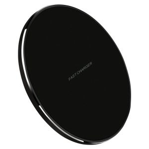 15W Fast Qi Wireless Charger Black - Image 5