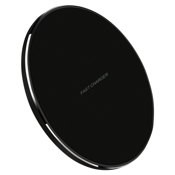 15W Fast Qi Wireless Charger Black - Image 5
