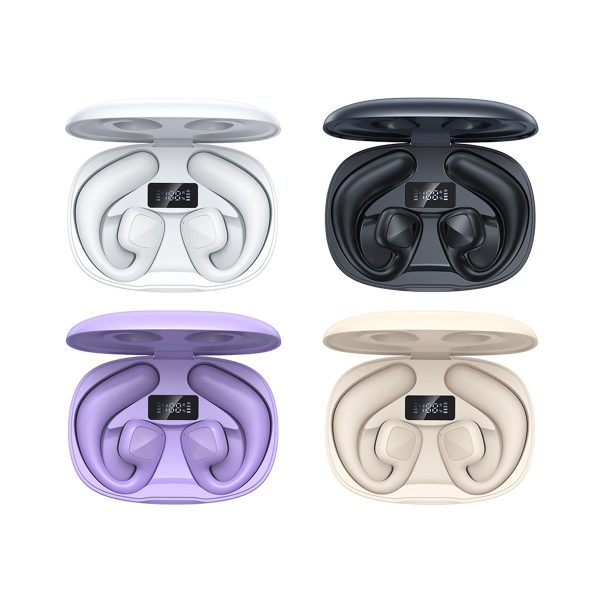 Wireless Tws Bluetooth Earbuds with Air Conduction Technology - Black - Image 3