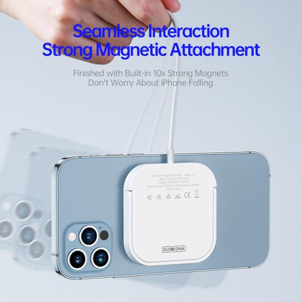 3 In 1 Magnetic Wireless Charger White - Image 4