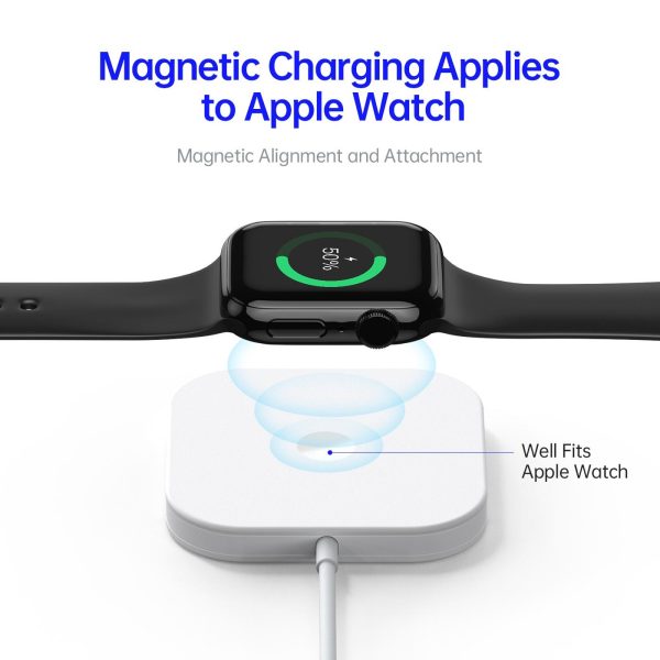 3 In 1 Magnetic Wireless Charger White - Image 7