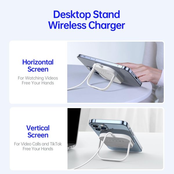 3 In 1 Magnetic Wireless Charger White - Image 8