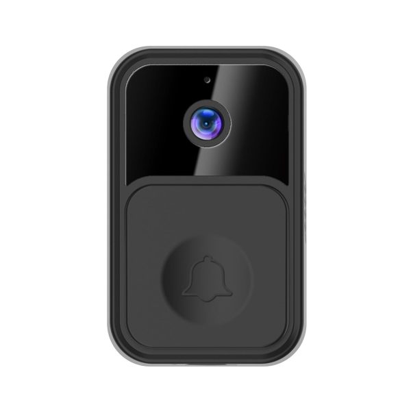 Wireless Smart Video Doorbell - 90 Degree Wide Angle - Black - Image 2