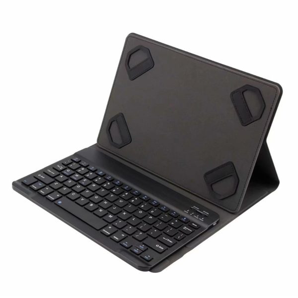 Universal 9.7-10 Inch Detachable Bluetooth Keyboard Tablet Case For Android Apple And Windows With Stand - Black - Image 6