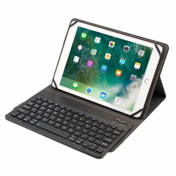 Universal 9.7-10 Inch Detachable Bluetooth Keyboard Tablet Case For Android Apple And Windows With Stand - Black - Image 9