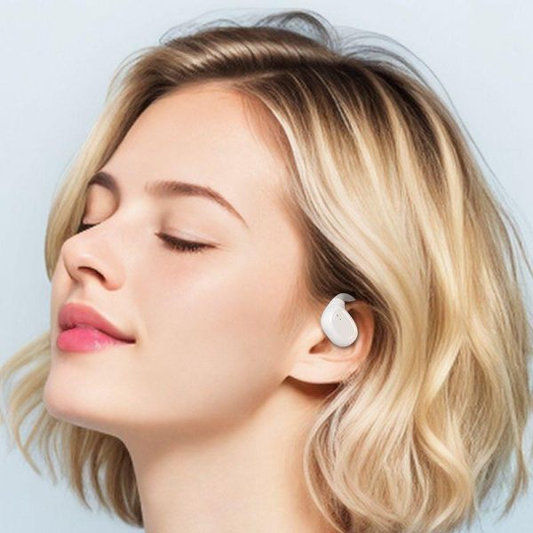 Waterproof Wireless Sports Bluetooth Earphones with Led Display - White - Image 7