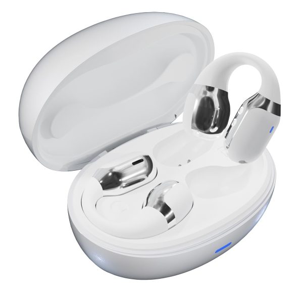 Wireless Sports Bluetooth Earphones with Air Conduction - F16 Tws - Pink - Image 3