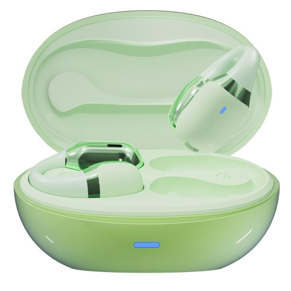 Wireless Sports Bluetooth Earphones with Air Conduction - F16 Tws - Pink - Image 12