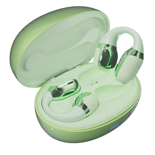 Wireless Sports Bluetooth Earphones with Air Conduction - F16 Tws - Pink - Image 13
