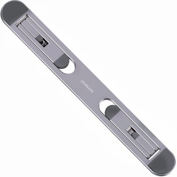 Foldable Laptop Stand with Fan and Heater - Portable and Adjustable - Silver - Image 14