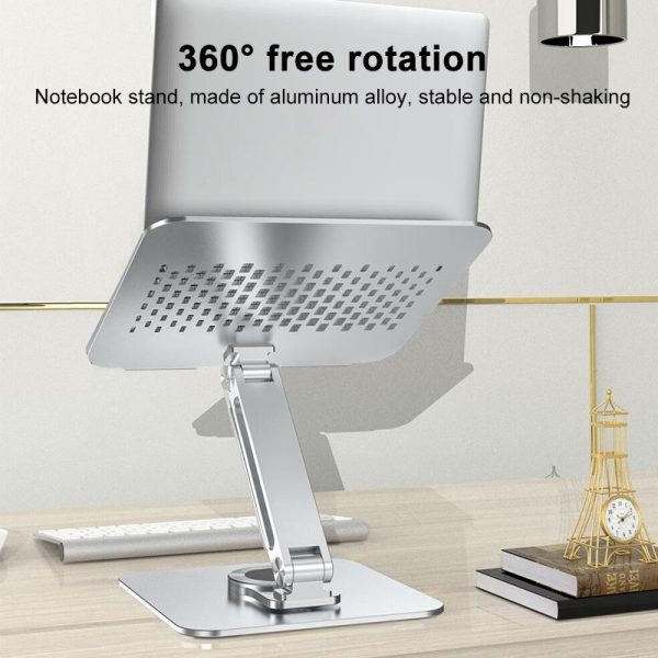 Lenovo Thinkplus Desktop Laptop Holder - Silver - Image 3