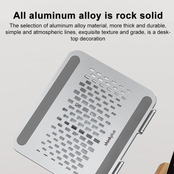 Lenovo Thinkplus Desktop Laptop Holder - Silver - Image 4