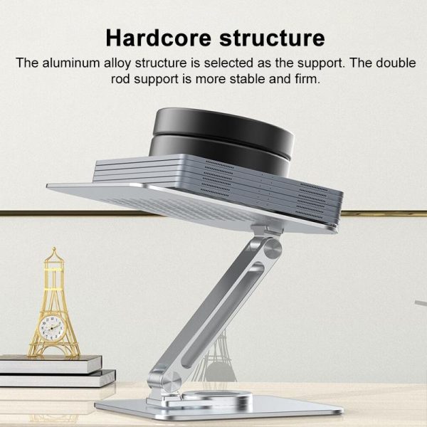 Lenovo Thinkplus Desktop Laptop Holder - Silver - Image 5