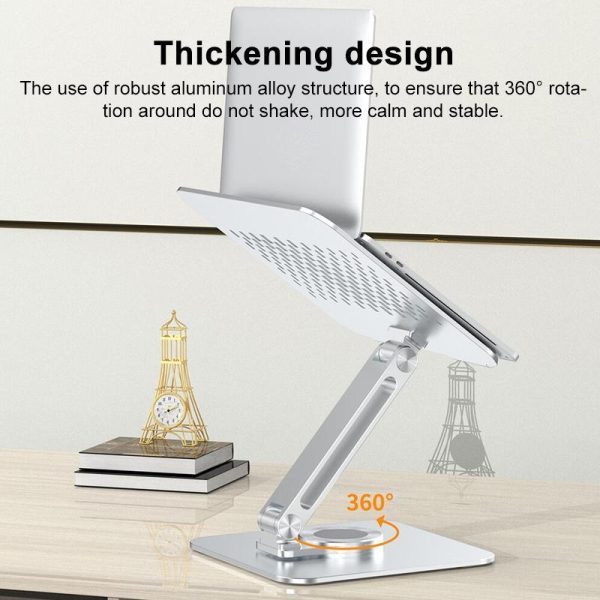 Lenovo Thinkplus Desktop Laptop Holder - Silver - Image 6