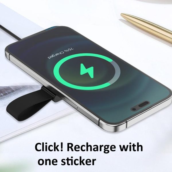 3 In 1 Magnetic Wireless Charger With Phone Ring Black - Image 9
