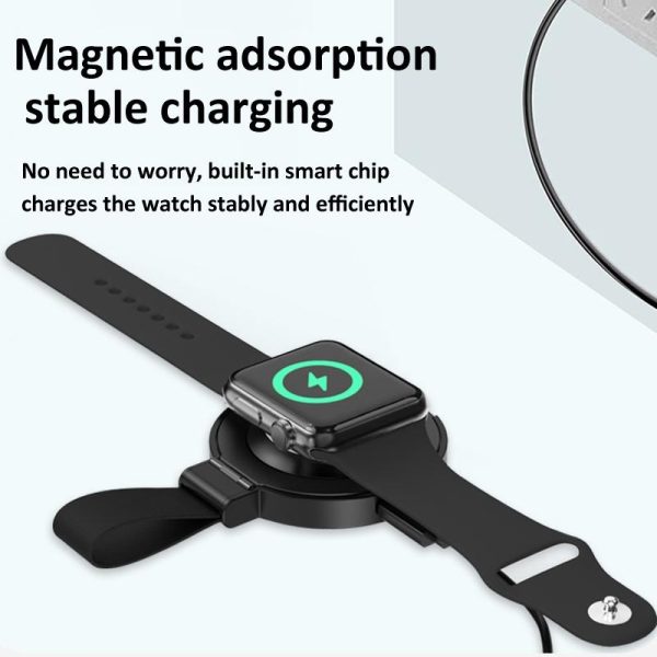 3 In 1 Magnetic Wireless Charger With Phone Ring Black - Image 10