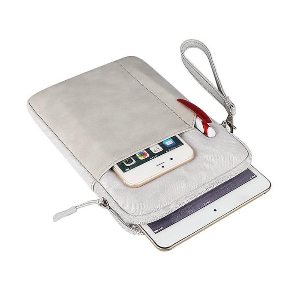 Protective Felt Sleeve Carrying Bag - Light Grey