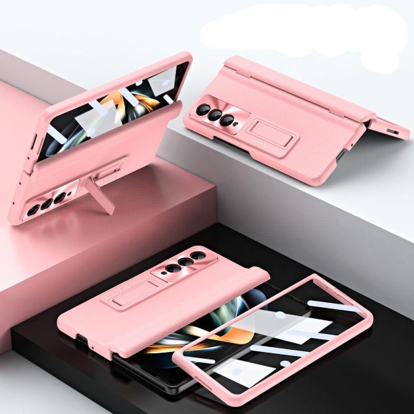 Foldable Full Body Case for Samsung Galaxy z Fold 4 / 5g - 360 Degree Folding - Coffee - Image 9