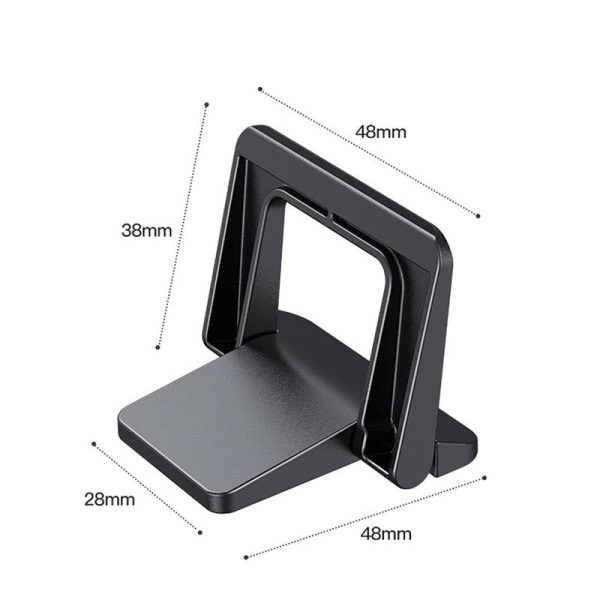 Portable Laptop Base for Improved Heat Dissipation - Black Foot Pad - Image 4