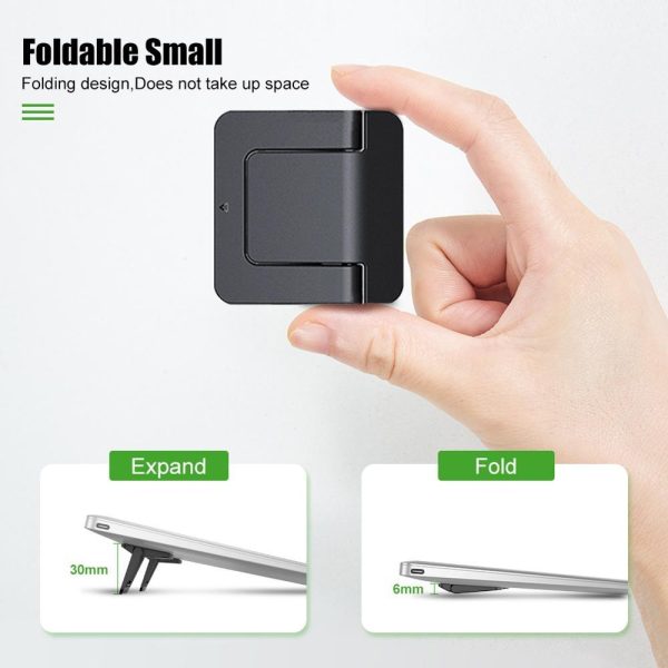 Portable Laptop Base for Improved Heat Dissipation - Black Foot Pad - Image 8
