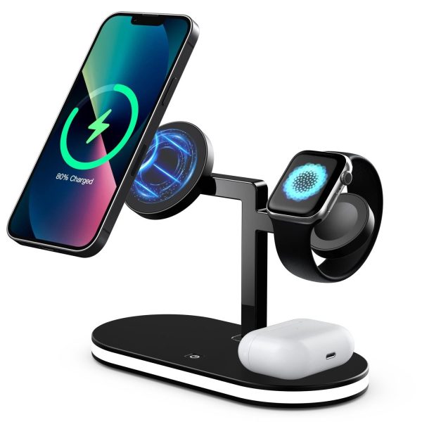 15W 3 In 1 Wireless Charger For Smartphone Iwatch Airpods - Image 2