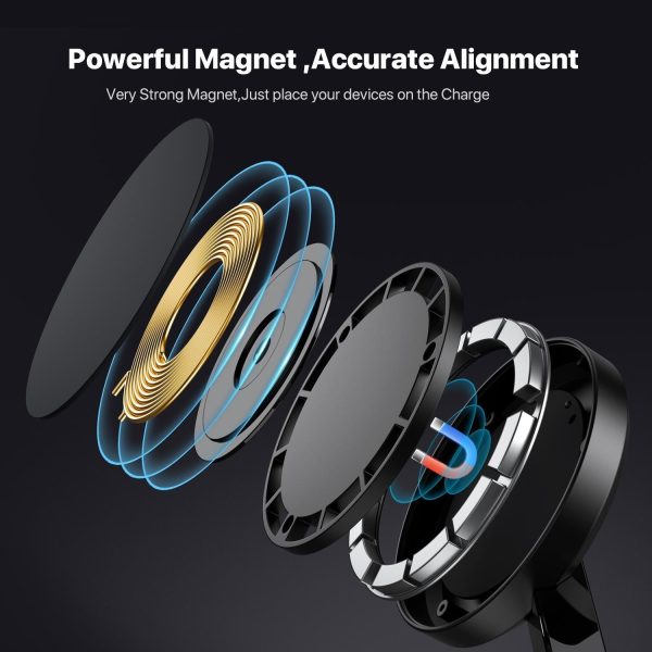15W 3 In 1 Wireless Charger For Smartphone Iwatch Airpods - Image 4