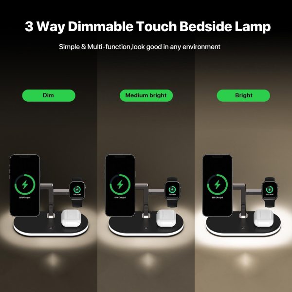 15W 3 In 1 Wireless Charger For Smartphone Iwatch Airpods - Image 7