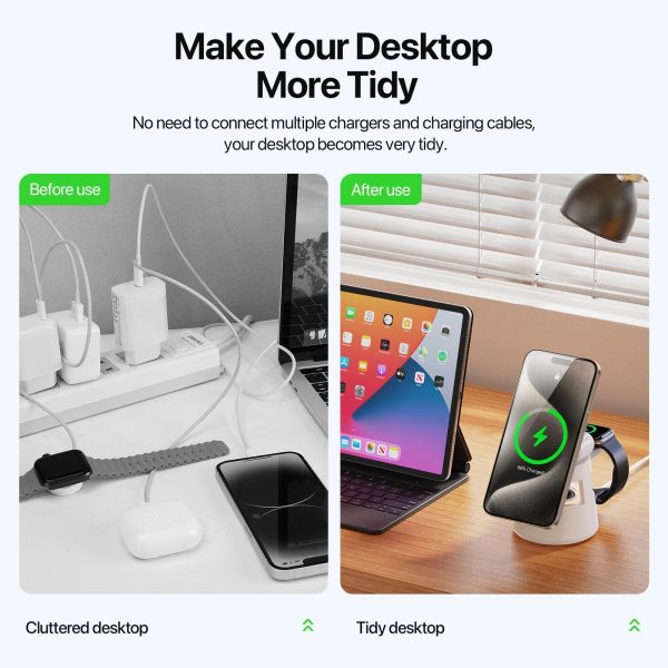 5 In 1 Magnetic Wireless Charger With Bluetooth Speaker - Image 5