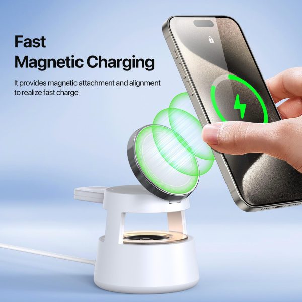 5 In 1 Magnetic Wireless Charger With Bluetooth Speaker - Image 6