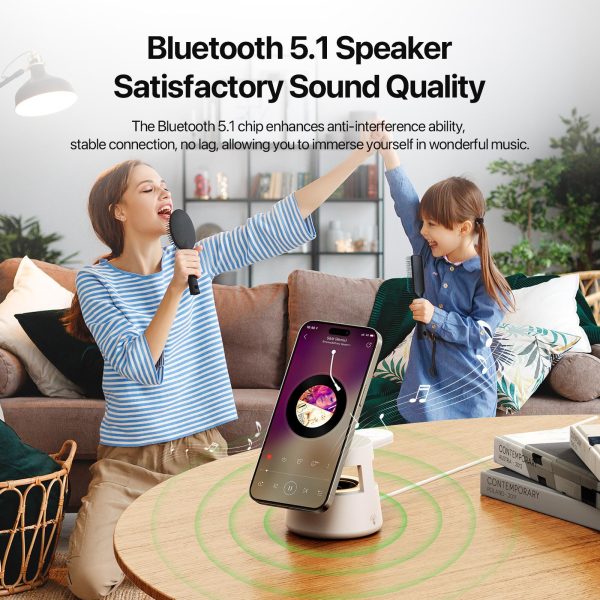 5 In 1 Magnetic Wireless Charger With Bluetooth Speaker - Image 8