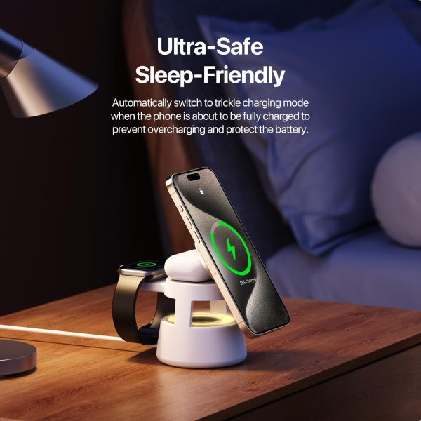 5 In 1 Magnetic Wireless Charger With Bluetooth Speaker - Image 9