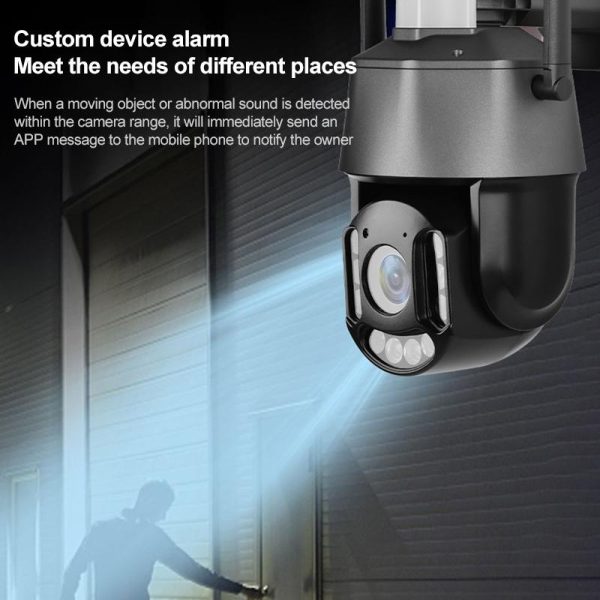Wireless Wifi Laser Camera With Two-Way Voice & Mobile Monitoring - 5Mp Black - Image 9