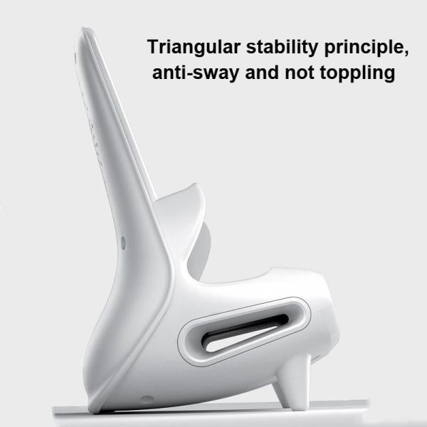 15W Vertical Wireless Charger For 4.5 11 Devices White - Image 7