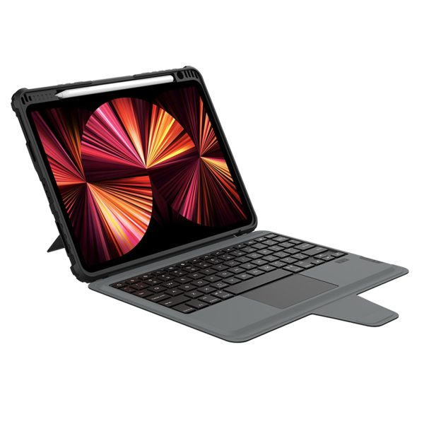 Bluetooth Touch Keyboard Smart Tablet Case For Ipad Air 10.9 / 4 / 5 / Pro 11 2020-2022 In Black - Image 3