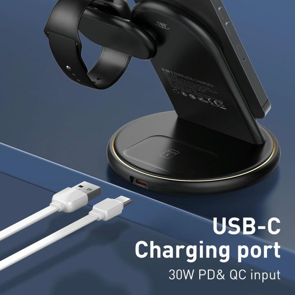 25.5W 5 In 1 Magsafe Wireless Charger + Type C Cable - Image 4