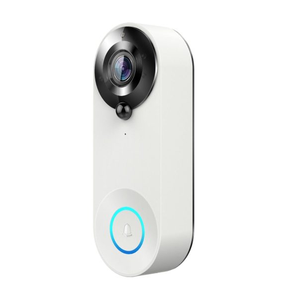 1080P Smart Doorbell With 150 Degree Wide Angle - Black - Image 2