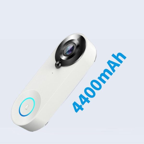 1080P Smart Doorbell With 150 Degree Wide Angle - Black - Image 7