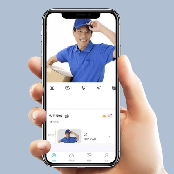 1080P Smart Doorbell With 150 Degree Wide Angle - Black - Image 9