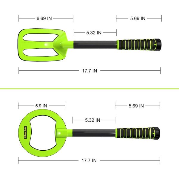 Waterproof Handheld Metal Detector for Underwater Treasure Hunting - Ip760 Yellow - Image 3
