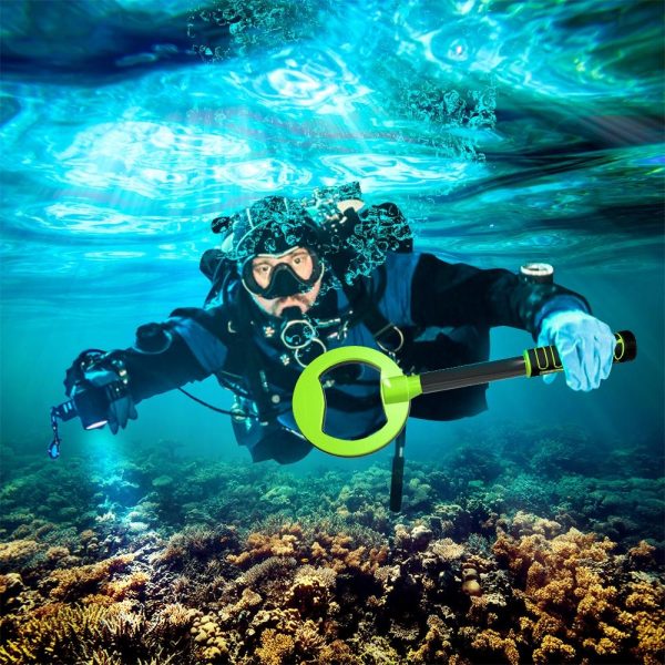 Waterproof Handheld Metal Detector for Underwater Treasure Hunting - Ip760 Yellow - Image 8