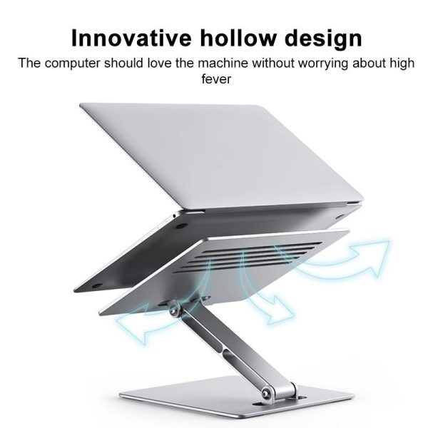 Lenovo Thinkplus Laptop Stand - Silver Desktop Compatible - Image 3
