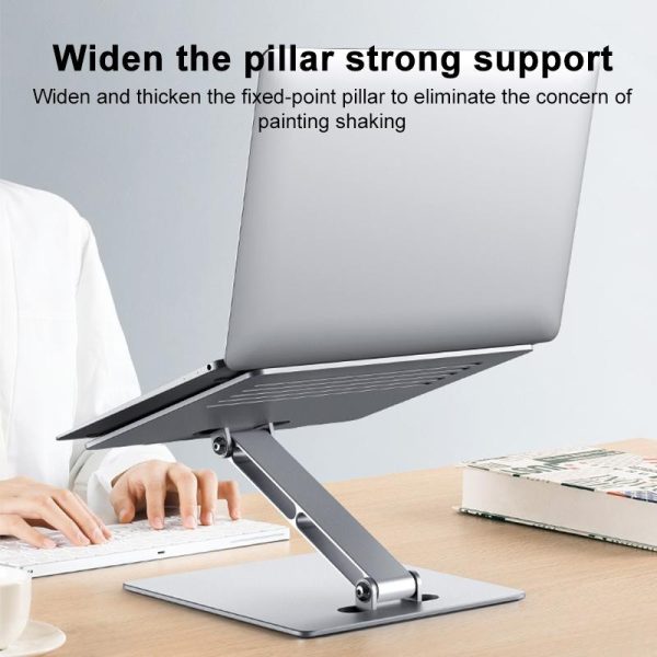 Lenovo Thinkplus Laptop Stand - Silver Desktop Compatible - Image 5