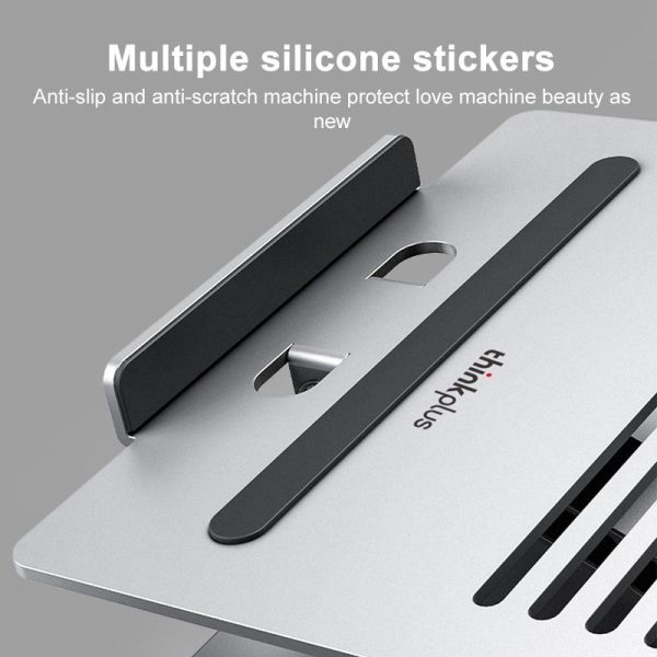 Lenovo Thinkplus Laptop Stand - Silver Desktop Compatible - Image 6